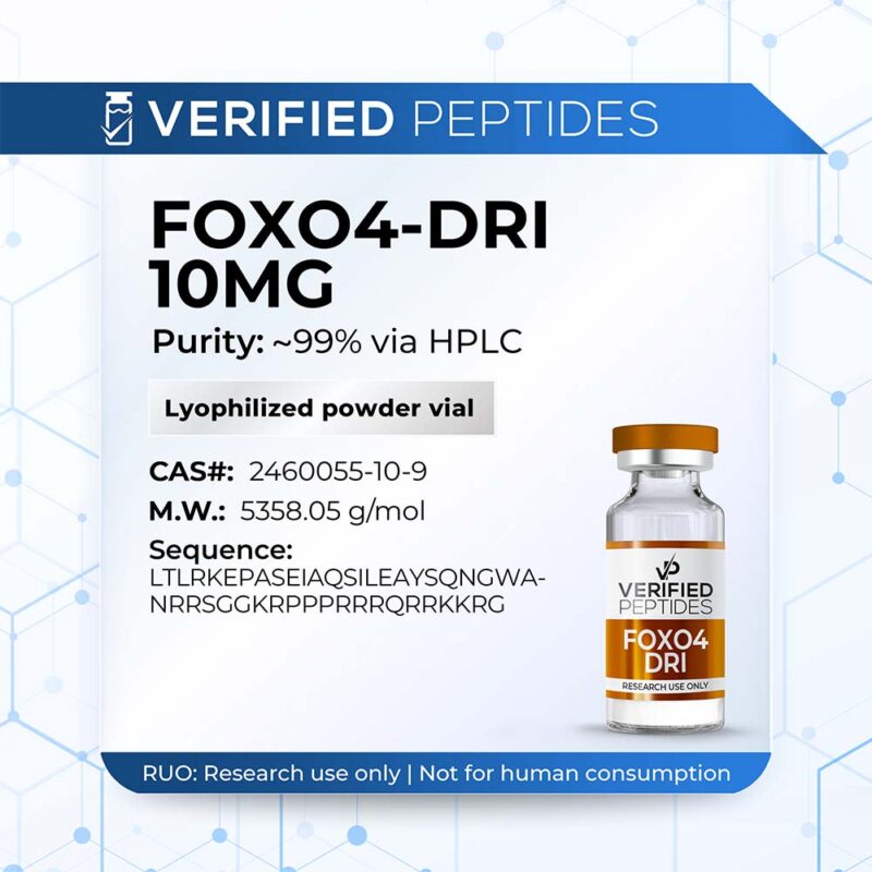 foxo4-bottle-800x800-5.jpg FOXO4-DRI Peptide (10MG) - Image 1