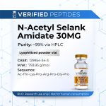 N-Acetyl Selank Peptide (30MG)